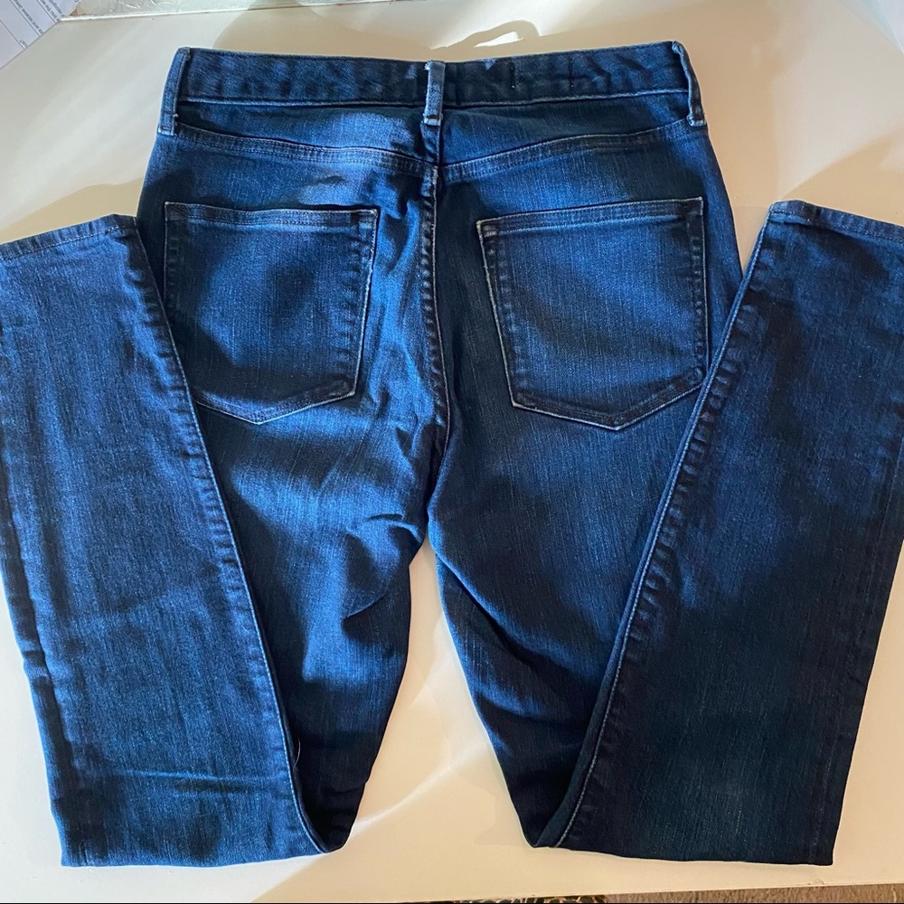 🎉HP!!🎉GAP HIGH RISE SKINNY Dark Wash Jean - Picture 3 of 10